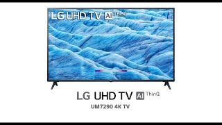 LG 4K Smart UHD TV l UM 7290 Series [upl. by Madai]