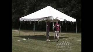 10 x 20 Party Tent Assembly [upl. by Esele]