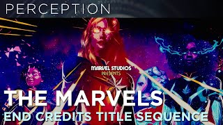 Official Marvel Studios The Marvels End Credits Title Sequence [upl. by Llehsyt]