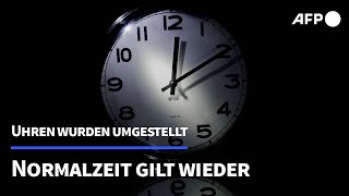 Normalzeit gilt wieder  Sommerzeit zu Ende  AFP [upl. by Doug]