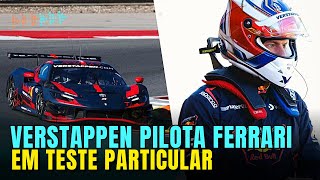 VERSTAPPEN PILOTA FERRARI EM TESTE NO CIRCUITO DE PORTIMÃO [upl. by Ebbie]