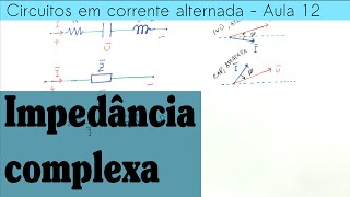 Circuitos CA Aula 12  Impedância complexa [upl. by Eelyac]