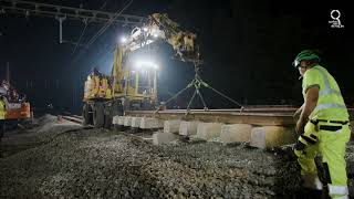 Nieuwe fietstunnel onder treinsporen in Groenendaal  op één weekend tijd [upl. by Eiffub303]