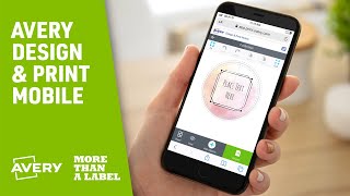 How to Print Labels from Your Phone with Avery Design amp Print Online for Mobile [upl. by Atazroglam787]