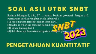 Soal SNBT 2023 Asli Materi Barisan dan Deret Sering Muncul [upl. by Eglantine]