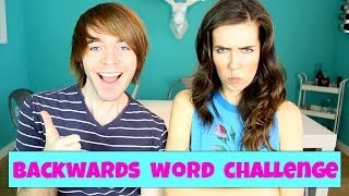 BACKWARDS WORD CHALLENGE with Shane Dawson [upl. by Sesiom660]