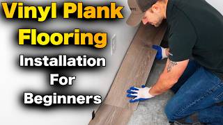 How To Install Vinyl Plank Flooring  Lifeproof Over Concrete [upl. by Evot]