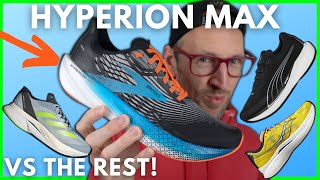 BROOKS HYPERION MAX VS THE REST  PUMA DEVIATE NITRO 2 ADIDAS BOSTON 12 amp SPEED 3  EDDBUD [upl. by Sufur523]