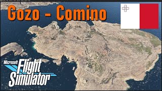 Microsoft Flight Simulator Gozo and comino island New ADDON  LINK [upl. by Ttocs]