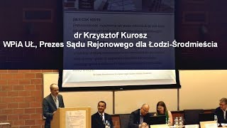 dr Sedzia Krzysztof Kurosz  Konferencja Ochrona Konsumenta 2018 [upl. by Aryad]