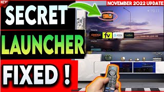 🔴AMAZING NEW FIRESTICK  ANDROID TV LAUNCHER [upl. by Chenee755]