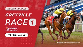 20240925 Hollywoodbets Greyville interview Race 1 won by COMEDY CLUB [upl. by Nohsar]