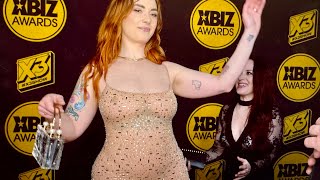 Siri Dahl on the Xbiz Awards Red Carpet in Hollywood CA [upl. by Eduam]