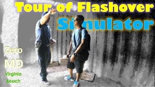 Flashover Simulator Tour Rollovers amp Science Explained  Virginia Beach [upl. by Yeclek]