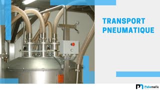 Transport pneumatique  Phase dense aspiré  Pompes à poudres  VFlow®  Palamatic Process [upl. by Craner]