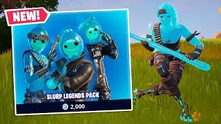 NEW SLURP LEGENDS PACK Gameplay in Fortnite [upl. by Atews]