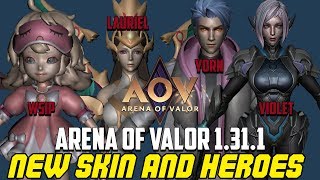 LEAKED 63 NEW UPCOMING SKINS IN ARENA OF VALOR  AOV 1312 [upl. by Cruz409]