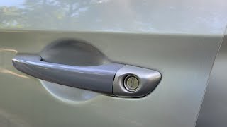 hyundai Elantra driver door handle removal [upl. by Suisyola]