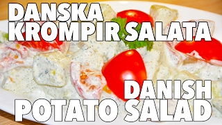 Danska 🥔 KROMPIR SALATA uz paradajz 🍅 i krastavac 🥒 Recept [upl. by Dihaz]