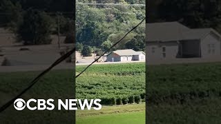 Floodwaters carry house in Washington County Tennessee shorts [upl. by Sabino]