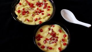 fruit custard recipehow to make fruit custard with custard powdermixed fruit salad with custard [upl. by Demetra985]