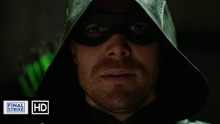 Green Arrow Delivers A Message Of Hope To The City Scene  Arrow 4x01 [upl. by Brynn947]