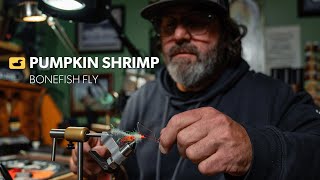 Fly Tying Tutorial Pumpkin Shrimp Bonefish Fly [upl. by Ybreh]