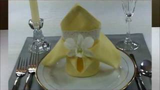 DIY Napkin Folds French Lily [upl. by Thurlow]