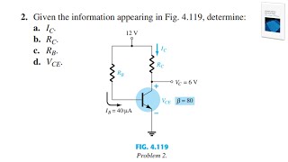 Problem 2  Chapter 4  Electronic Devices and Circuit Theory Boylestad amp Nashelsky 11th Edition [upl. by Isman]