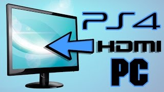 How to connect Playstation 4 with HDMI and PC with DVI to PC monitor [upl. by Kylah374]