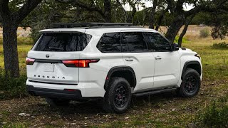 NEXT GEN 2023 TOYOTA SEQUOIA DETAILS  NEW DESIGN HYBRID POWERTRAINS AND MORE [upl. by Assyle410]