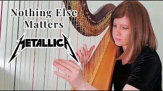 Metallica Nothing Else Matters Harp Cover  Pedal amp Lever Harp Sheet Music [upl. by Butta223]