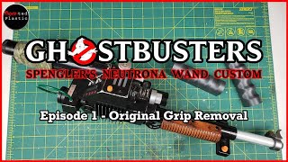 Ghostbuster Afterlife  Spenglers Neutrona Wand Mod Episode 1  Original Grip Removal [upl. by Tteirrah]