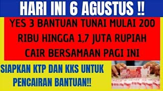 PAGI INI  SELAIN PKHampBPNT JULI AGUSTUS BANTUAN TUNAI INI JUGA CAIR SIAPKAN KTPampKK UNTUK PENCAIRAN [upl. by Nnylyoj]