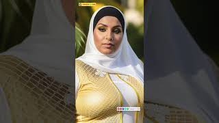 PlusSize Model in Onam Special Abaya with Hijab  AI Model Lookbook hijabi hijabers hijabgirl [upl. by Maltzman]