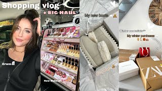 SHOPPING VLOG🛍️HAUL  نهار ديال شوبينغ🛍️مشترياتي لفصل الشتاء🌨️🧣 ملابس🧥ميكاب💄عطور [upl. by Mannuela]