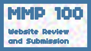 Website Review Submission  MMP 100 [upl. by Caves659]