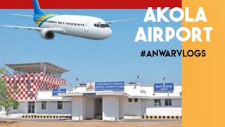 akola airport akola airport landing akola airport news akola airport update shivni airport akola [upl. by Nlycaj]