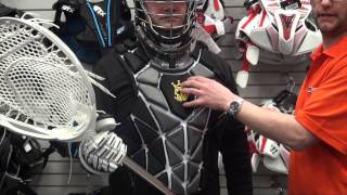 Proper Fitting for Lacrosse Goalie Gear [upl. by Naitsirt113]