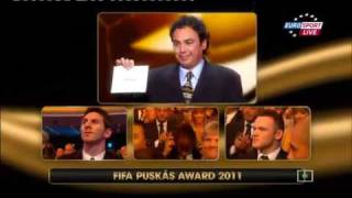 NEYMAR Winner The FIFA Puskas Award 2011 [upl. by Ronn]