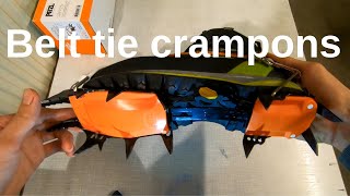 Belt tie crampons  How to put them on [upl. by Koh531]