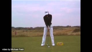 Michelle Wie golf swings  archive video from 2005 at Royal Birkdale golf club [upl. by Suzetta36]