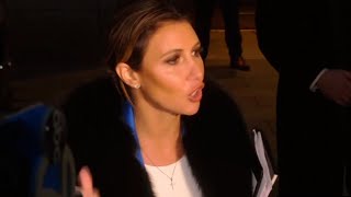 Donald Trumps Lawyer Alina Habba defiant outside New York court [upl. by Ainnat667]