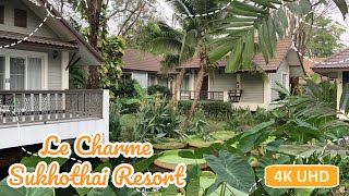 Le Charme Sukhothai Resort in Thailand is HEAVENLY 2024 4K 🌴 🇹🇭 [upl. by Dnamra]