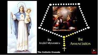 The Joyful Mysteries  VIRTUAL ROSARY  Mondays amp Saturdays [upl. by Natlus]