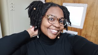 ASMR doing my edges how to get rid of product built up with locs  edges tutorial Thick locs [upl. by Lynd]