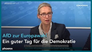 Pressekonferenz der AfD zum Ergebnis der Europawahl am 100624 [upl. by Sadnalor387]