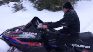 Snowmobile Sunday at the Camp with Polaris Indy Ultra 680 [upl. by Vivie]