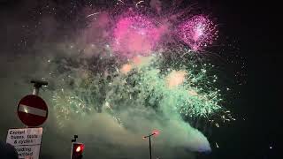 Edinburgh Hogmanay  Midnight Fireworks and Auld Lang Syne  202324 [upl. by Schouten418]