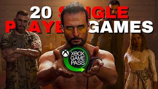 20 AMAZING Single Player Games You NEED to Play on Xbox Game Pass [upl. by Acinet39]